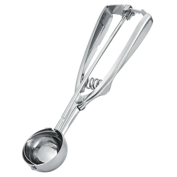 Práctico cucharón para helado de acero inoxidable Cuchara para galletas Cuchara para helado Gatillo Herramientas de cocina ANGGREK Otros