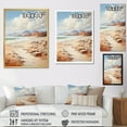 thumbnail image 4 of Designart "Sunkissed Sands Beach Photo I" Nautical & Beach Floater Framed Wall Decor, 4 of 7