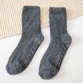 thumbnail image 1 of Calcetines de terciopelo coral para hombre otoño e invierno más terciopelo acolchado medio terciopelo color sólido calcetines dispensadores calcetines de tubo cálidos que no se caen Terciopelo, 1 of 6