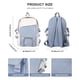 thumbnail image 4 of Mochila escolar impermeable, mochila negra, mochilas para la escuela secundaria, para niños y niñas, mochila de viaje liviana, mochila informal, mochilas para computadora portátil para, 4 of 5