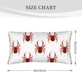 thumbnail image 2 of Kdxio Spiders Insects Pattern Pillowcase with Envelope Closure,20" x 36" Pillow Cases,Gifts for Men or Women-No pillow, 2 of 5