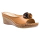 thumbnail image 1 of Amzcrzy Zapatos de mujer,Zapatos de mujer,Zapatillas de mujer, Sandalias informales con flores para mujer, con boca de pez, suela gruesa y tacón inclinado Sandalias Mujer Zapatillas De Casa, 1 of 1