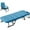 Blue Sofa Bed with Mattress & Pillow, variant on Slsy Folding Lounge Chair, 5-Position Adjustable Outdoor Reclining Chair, Folding Sleeping Bed Cot, Folding Chaise Lounge Chair for Pool Beach Patio Sunbathing