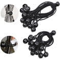 thumbnail image 1 of 30 piezas de goma elástica con bola negra, lazo expansor | Tensor de lona | Gomas para tiendas de campaña | Bucles de goma, tensores de goma con bola., 1 of 5