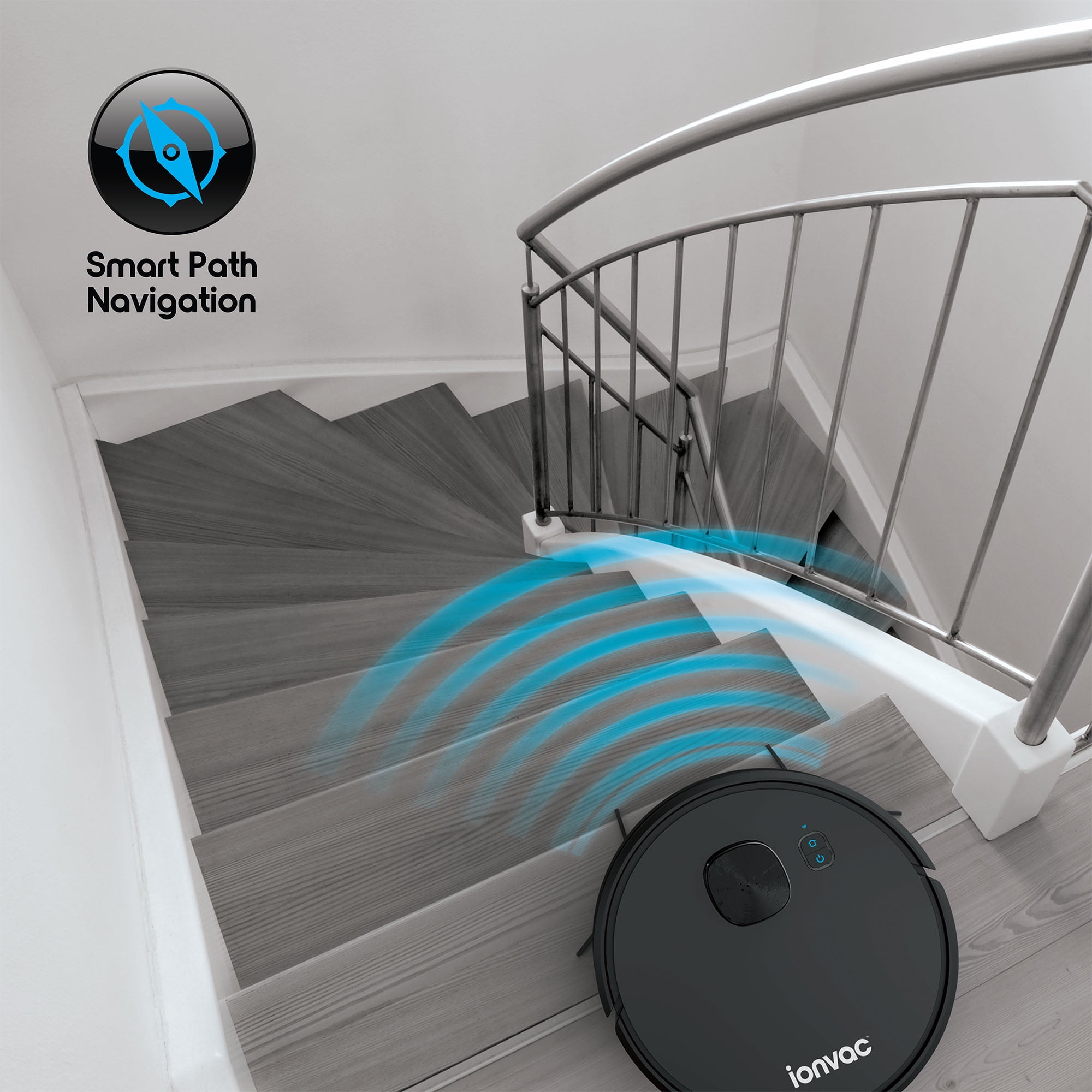 Ionvac OptiMax LiDAR Robotic Vacuum Cleaner with Wi-Fi & App Control — Smart Mapping, 360° Navigation, HEPA Filter, Auto-Dock for Carpet, Hardwood & Tile