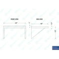 thumbnail image 7 of AmGood 18" Width x 24" Length | Stainless Steel Wall Shelf | Square Edge | Metal Shelving | Heavy Duty | Commercial Grade | Wall Mount | NSF Certified, 7 of 7