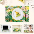 thumbnail image 5 of Lively Flower Garden Reversible Placemat Non Slip Coffee Mat 18x12 Inch for Dining, Kitchen, Coffee, 5 of 9