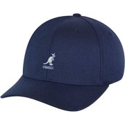 KANGOL Wool Flexfit Baseball Cap, Dark Blue, L-XL