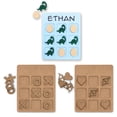 thumbnail image 5 of VHALE Paint Your Own MDF Wooden Tic-Tac-Toe Board Game Kid Craft Party Favors (Dinosaur), 5 of 8