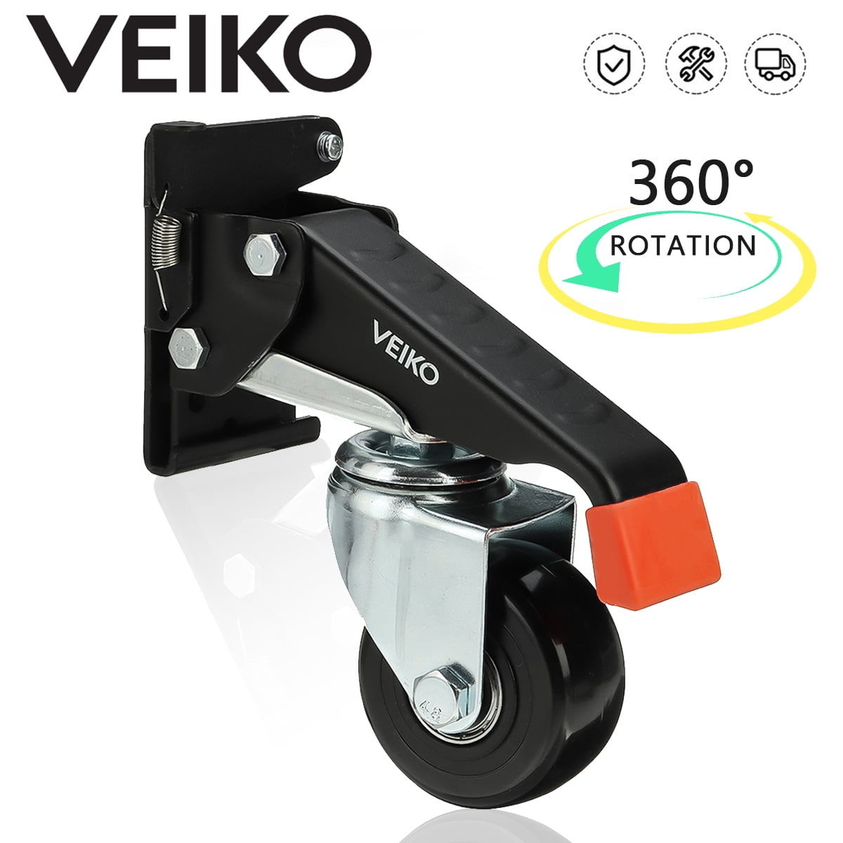 VEIKO Retractable Workbench Casters Kit 660 Lbs 4 Heavy Duty Caster Designed For Workbenches 