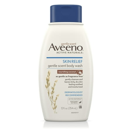 Aveeno Skin Relief Gentle Scent Body Wash For Sensitive Skin, Nourishing Coconut, 12 Fl. Oz - Walmart.com