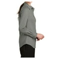thumbnail image 3 of Mafoose Women's Long Sleeve SuperPro Twill Shirt Monument Grey 3XL, 3 of 4