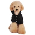 thumbnail image 4 of Cat Dog Hoodies Sweater Clothes Sweatshirts with Pockets for Small Dogs Vest Chihuahua Coat Clothing Warm Jacket Puppy Outfits Custume (S, Black), 4 of 4