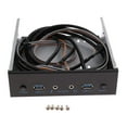 thumbnail image 1 of Usb3.0 2port Panel Frontal de Disco óptico Usb Audio Botón de Encendido Accesorios Sunnimix Panel frontal USB de Iron Case, 1 of 8