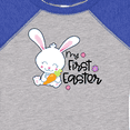 thumbnail image 4 of Inktastic My 1st Easter with Cute Bunny and Carrot Boys or Girls Baby Bodysuit, 4 of 5