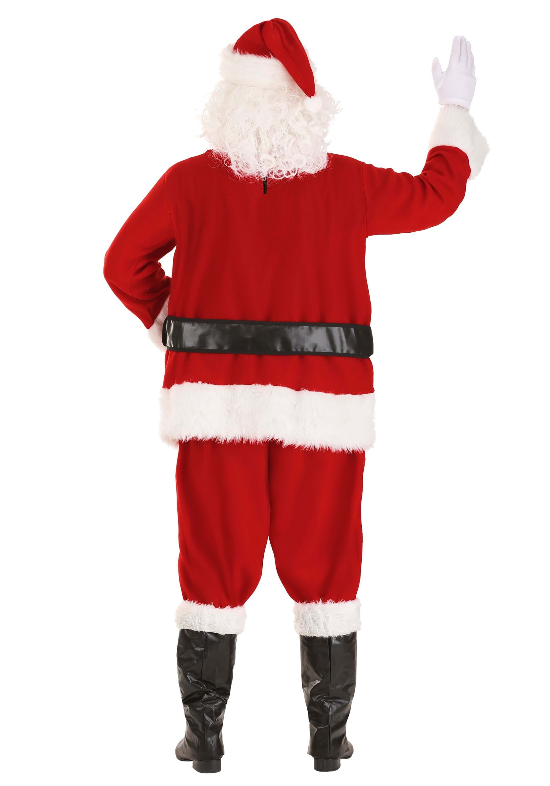 Costume De Père Noël Adulte Taille XL - Complet Avec Vêtement, Chapeau Et Barbe - Pour Fêtes Et événements - 3
