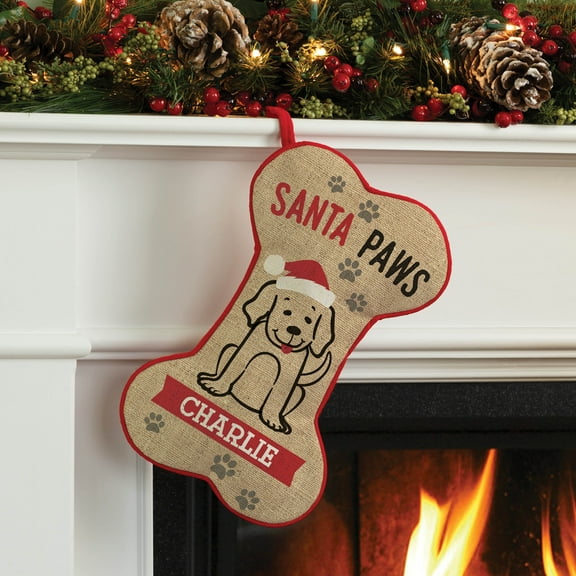 Santa Paws Personalized Stocking
