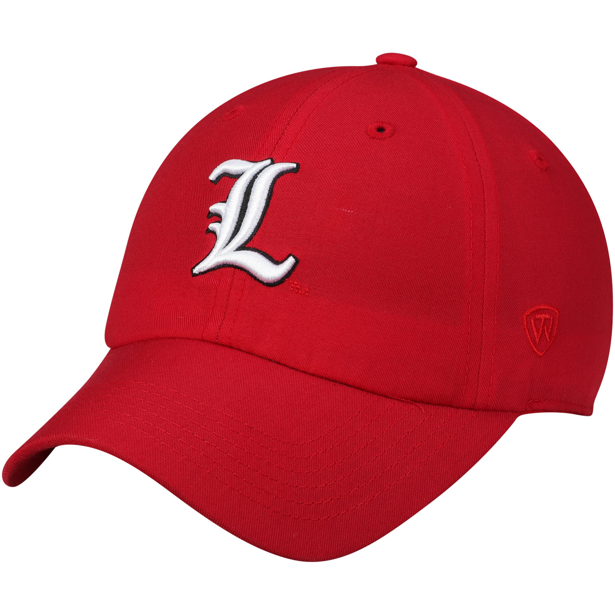NCAA Louisville Cardinals Adult Men Player Heathered Slouch Hat Black One Size 