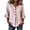 Pink#01, variant on Ruffle 3/4 Sleeve Shirt Ladies Striped Tops Pleated Buttons Trim V Neck T Shirts Cute Fashion Fall Blouses Loose Fit Vacation Top for Women Pink,XL