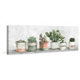 thumbnail image 2 of Marmont Hill Cacti Tribe Canvas Wall Art, 5" x 15", 2 of 7