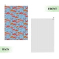 thumbnail image 2 of Kdxio Flamingo Pattern Golf Towel (24" X 16") with Carabiner Clip - The Convenient Golf Cleaning Towel, 2 of 8
