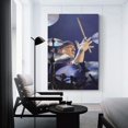 thumbnail image 3 of Drummer Neil Peart Poster Canvas Poster Room Aesthetic Poster Print Art Wall Painting Canvas Posters Modern Bedroom Decor, 3 of 8
