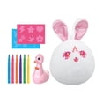 thumbnail image 4 of Juguete de felpa bricolaje peluche muñeca pintura lavable garabateos juguetes animales de peluche, para niños niños adultos niños niñas año nuevo Conejo, 4 of 8