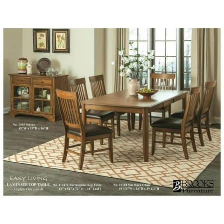 Brooks Furniture 214272 Dining Room Rectangular Leg Table 44 Brooks Furniture 214272 Dining Room Rectangular Leg Table 44 Legacy Oak 42 X