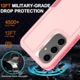 thumbnail image 3 of for Samsung Galaxy S24 Case with Tempered Glass Screen Protector & Camera Lens Protector,Heavy-Duty Tough Rugged Slim Shockproof Phone Case for Galaxy S24 (6.2", 2024)[Cute Pink], 3 of 13