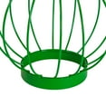 thumbnail image 4 of Northlight 6.5" Green Outdoor Hanging LED Solar Lantern with Handle, 4 of 6