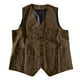 thumbnail image 3 of Ceisia Slim Fit Men's V-Neck Multi-Pocket Vintage Waistcoat Gift, 3 of 4