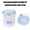 Light Blue2, variant on GFHFHITJ Round Graduated Plastic Storage Jars with Lids, Kitchen Sealing Jars for Snacks, Grains, Yoghurt, Cheese & Cake