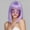 Purple, variant on Hot Short Bob Wig with Bangs,12 Inch Short Straight Bob Wigs for Women, Lenght Heat Resistant Synthetic Hair for Party Use