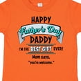 thumbnail image 4 of Inktastic Happy Father's Day Best Ever Boys or Girls Toddler T-Shirt, 4 of 5