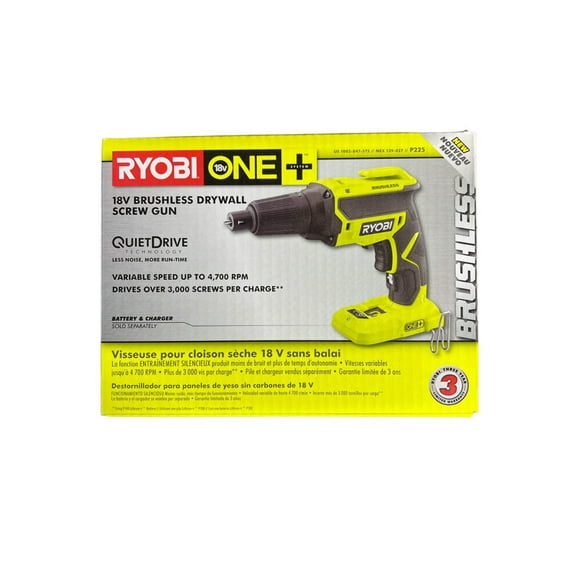 Ryobi 18-Volt ONE Brushless Drywall Screw Gun (Tool Only)