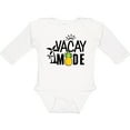 thumbnail image 3 of Inktastic Vacay Mode with Palm Trees Sun and Pineapple Boys or Girls Long Sleeve Baby Bodysuit, 3 of 5