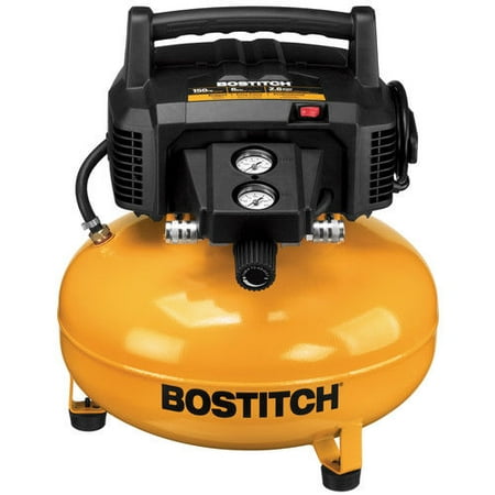 BOSTITCH BTFP02012 6-Gallon Pancake Compressor (Best Air Compressor For Home Shop)