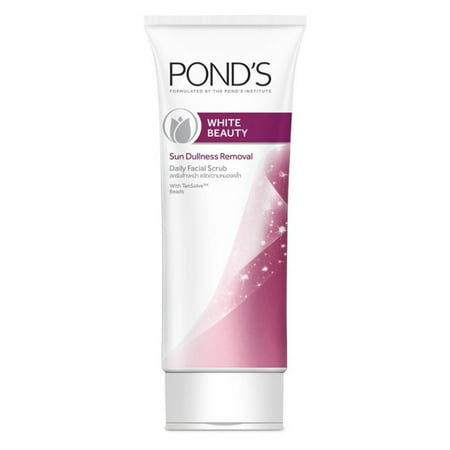 Pond's White Beauty Sun Dullness Removal Daily Facial Scrub, 100 Grams (Pack of