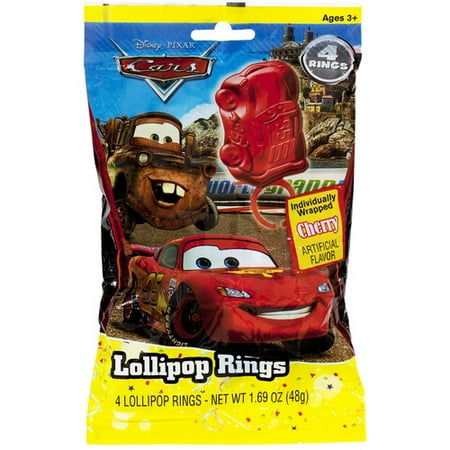 Frankford Cars 4-pk Lollipop Ring