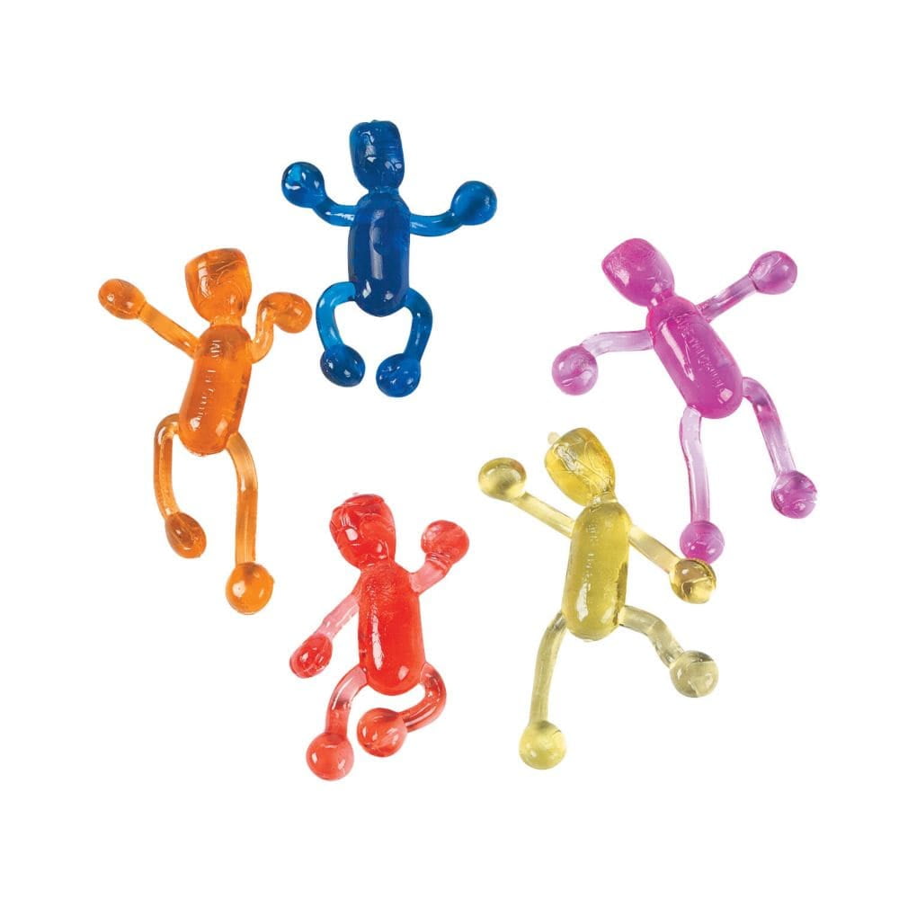 Tumbling Sticky Men 4dz Toys 48 Pieces