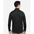 thumbnail image 3 of Harriton M786 Men's Flash Snag Protection Plus IL Colorblock Quarter-Zip Pullover-Black/ Dark Charcoal-L, 3 of 6