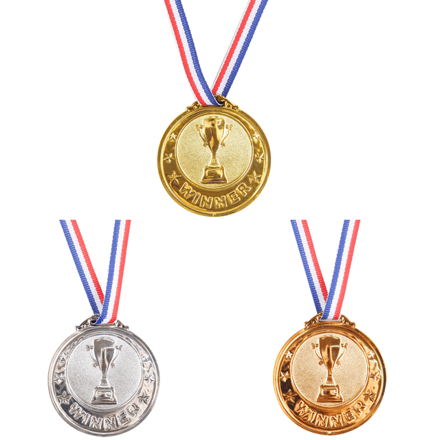 En Medalla 2.55 Premio Competición Fútbol Ganador Recompensa Oro