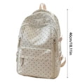 thumbnail image 3 of HJYCHN Bookbag for Girls Dot Print Large Capacity Daypack Back to School Supplies for Kids and Backpack for Boys E, 3 of 5