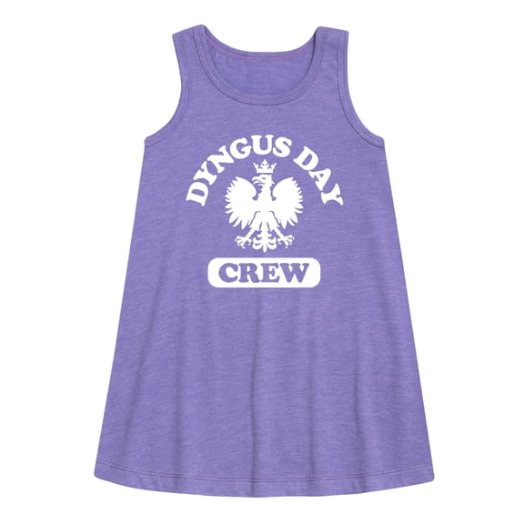 Instant Message - Dyngus Day Crew - Polish Holiday Celebration - Toddler & Youth Girls A-line Dress