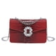 thumbnail image 3 of Bolso Hombro Mujer PU Solapa para Viajes Al Aire Libre () Rosa, 3 of 8