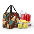 thumbnail image 4 of Yiaed Rooster And Chicken Print Insulated Lunch Bag Reusable Cute Tote Lunch Box, Leakproof Cooler Lunch Bags for Work Office Travel School Picnic, 4 of 5