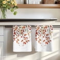 thumbnail image 7 of Brown Eucalyptus Leaves Kitchen Towels Set of 2, Summer Botanical Watercolor Absorbent Dish Towels for Kitchen, Microfiber Hand Towel, Quick Drying Tea Towel for Cleaning Decorative Dishcloths, 7 of 7