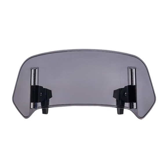 Extensión de parabrisas para motocicleta, resistente, fácil instalación, profesional Gris