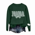 thumbnail image 4 of Mifsaly Lightweight Sweatshirts for Women Mama-Print Oversized Long Sleeve Sweatshirt Gym Workout Fashion Pullover Tops Going Out Spring Fall Streetwear XXL, 4 of 5