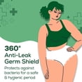 thumbnail image 5 of Anti Bacteria Period Panty for Girls & Women, (M-L), 10 Pcs, 360 Degree Overnight Coverage, 99.9% Bacteria Free, High Absorbency for Heavy Flow, Maternity Postpartum Disposable Panty, 5 of 5